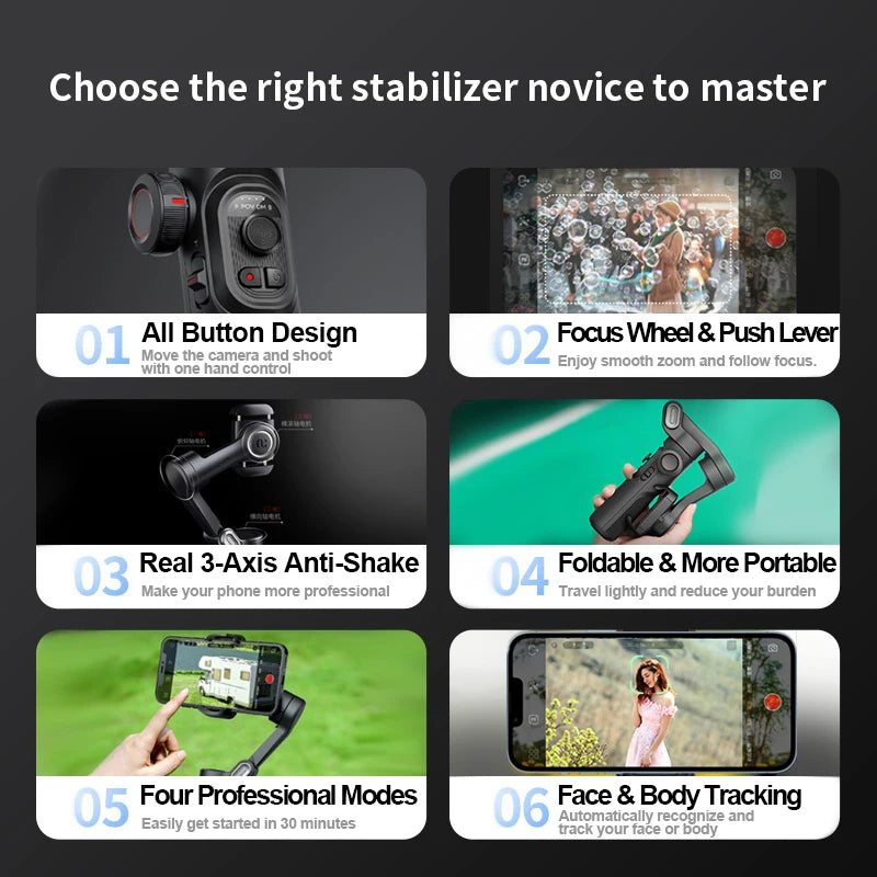 SmartXE Folding Gimbal Stabilizer Pro