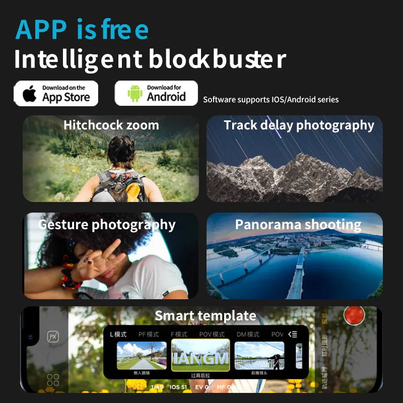 SmartXE Folding Gimbal Stabilizer Pro